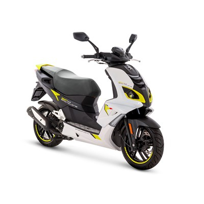 Peugeot Speedfight Sportline 4-takt|vit/gul
